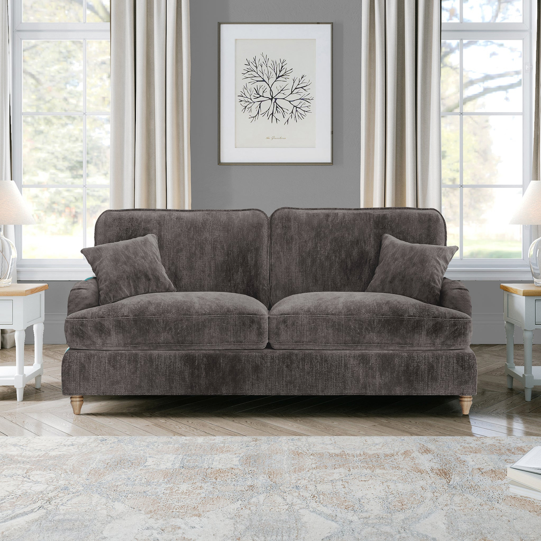 Arthur 3 Seater Sofa Espresso from Roseland Furniture
