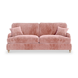 Arthur Blush Pink 4 Seater Sofa from Roseland Furniture