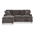 Arthur LH Chaise Sofa Espresso from Roseland Furniture