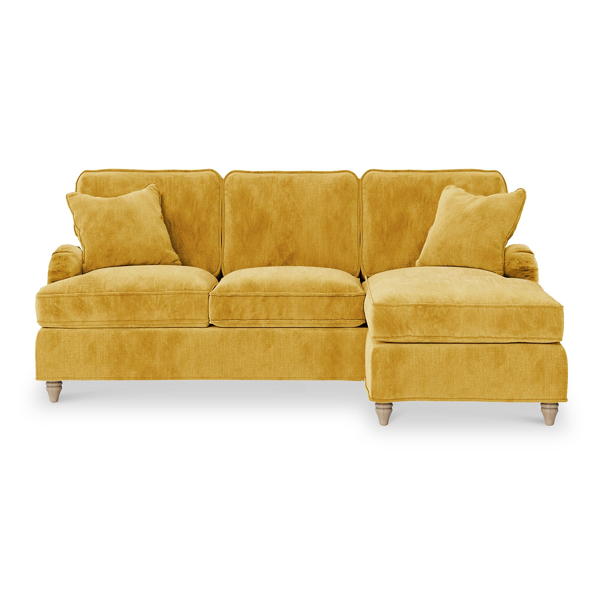 Arthur Gold RH Chaise Sofa from Roseland Furniture