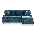 Arthur Navy Blue RH Chaise Sofa from Roseland Furniture