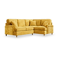Arthur Gold Corner Sofa from Roseland Furniture