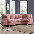 Arthur Blush Pink Corner Sofa from Roseland Furniture