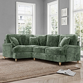 Arthur Moss Green Left Hand Corner Sofa from Roseland Furniture