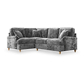 Arthur Charcoal Corner Sofa from Roseland Furniture
