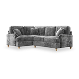 Arthur Charcoal Corner Sofa from Roseland Furniture