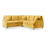 Arthur Gold Large Corner Sofa from Roseland Furniture