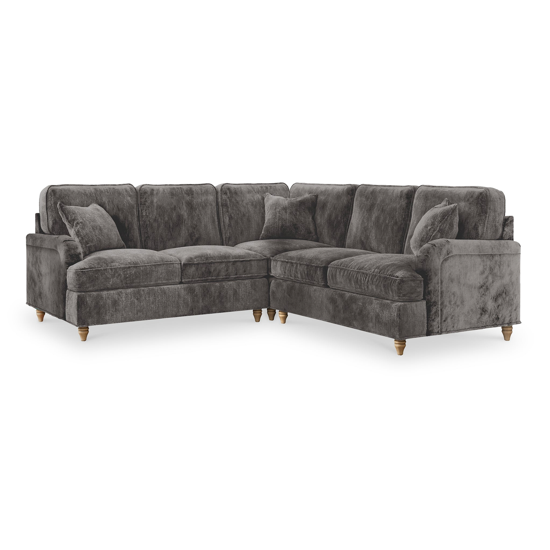 Arthur Large Corner Sofa Espresso from Roseland Furniture