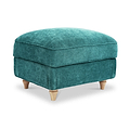 Alfie Storage Footstool Emerald from Roseland Furniture