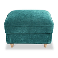 Alfie Storage Footstool Emerald from Roseland Furniture