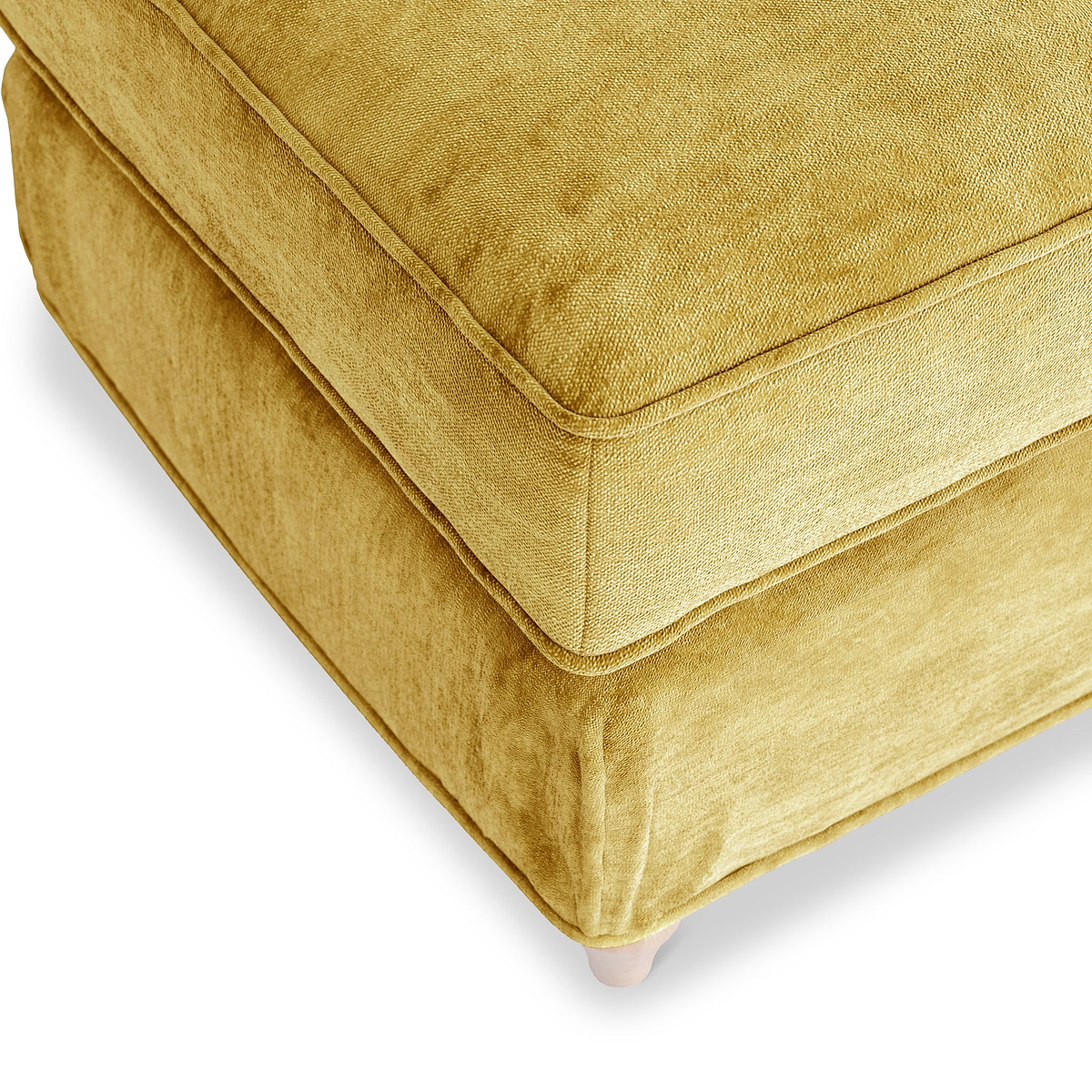 Alfie and Arthur Gold Universal Footstool from Roseland Furniture