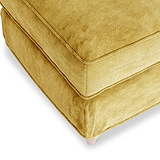 Alfie and Arthur Gold Universal Footstool from Roseland Furniture