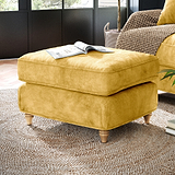 Alfie Storage Footstool Gold from Roseland Furniture