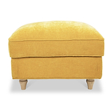 Alfie Storage Footstool Gold from Roseland Furniture