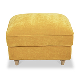 Alfie Storage Footstool Gold from Roseland Furniture