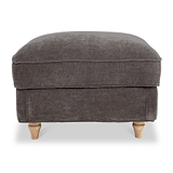 Alfie Storage Footstool Espresso from Roseland Furniture