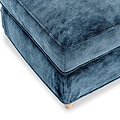 Alfie and Arthur Navy Universal Footstool from Roseland Furniture