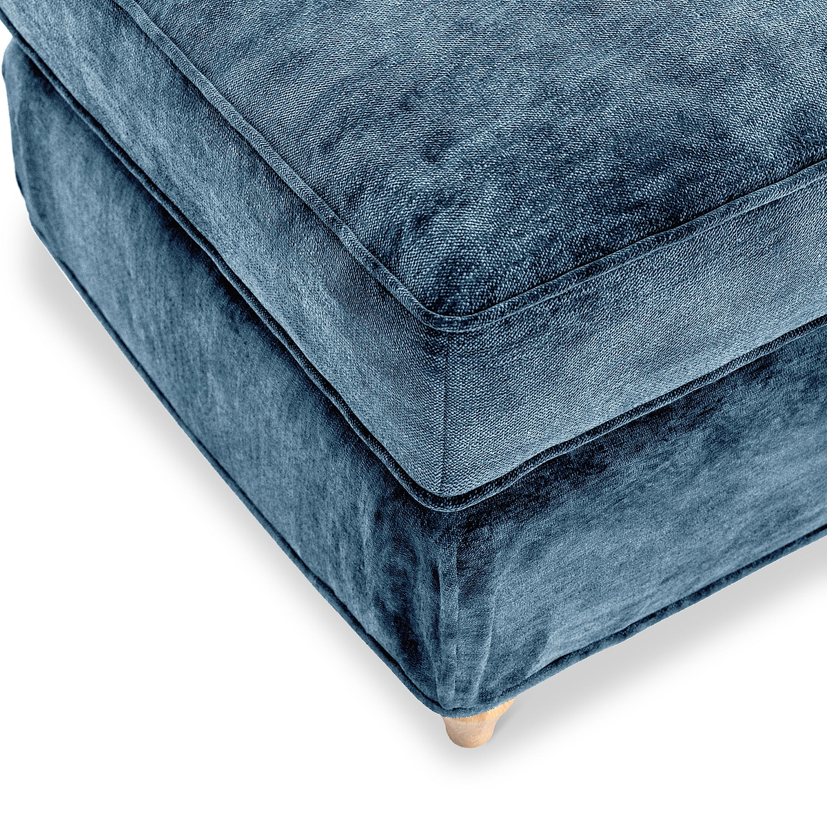 Alfie and Arthur Navy Universal Footstool from Roseland Furniture
