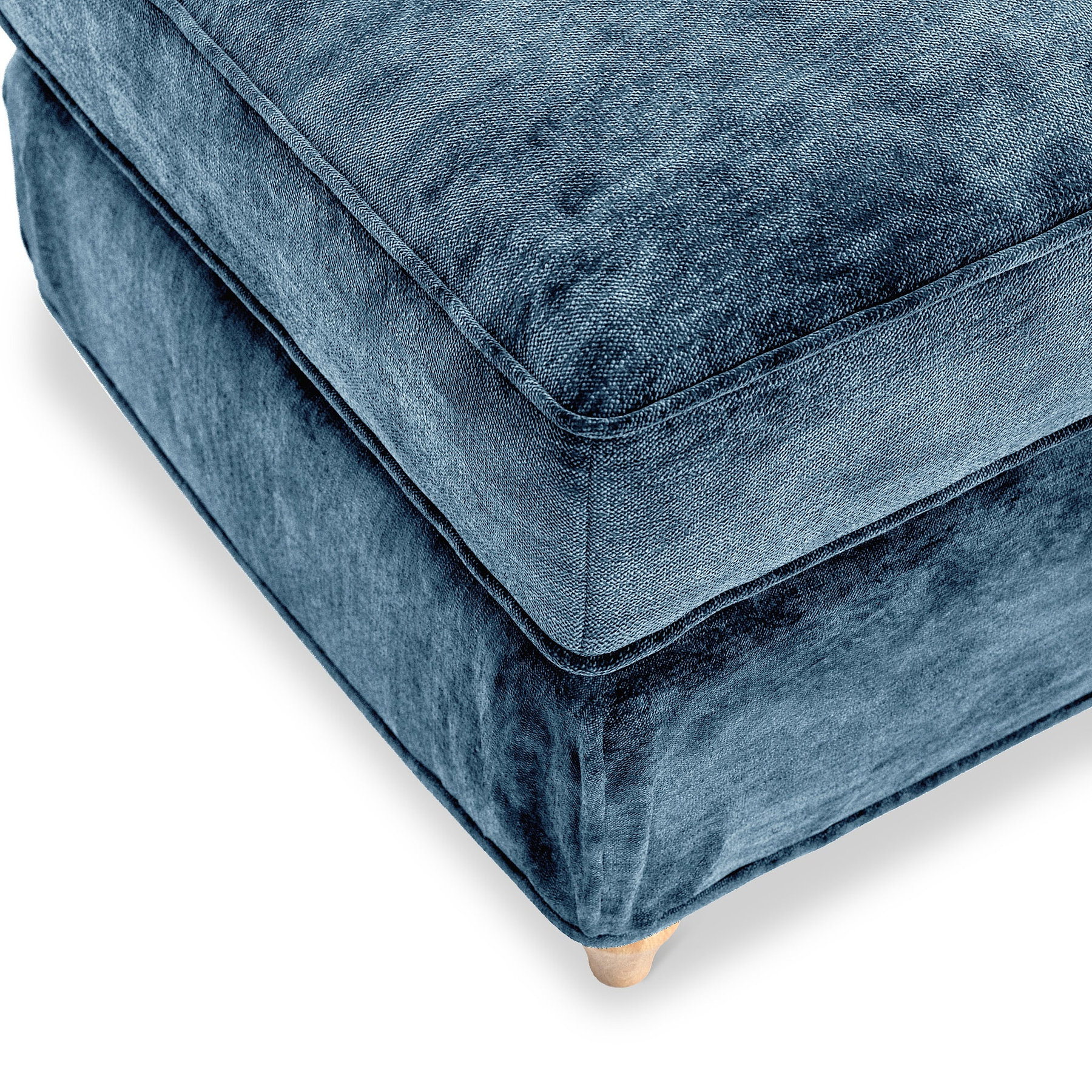 Alfie and Arthur Navy Universal Footstool from Roseland Furniture