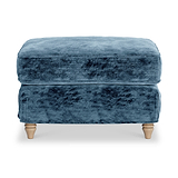 Alfie and Arthur Navy Universal Footstool from Roseland Furniture