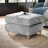 Alfie Storage Footstool Ice from Roseland Furniture