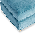 Alfie and Arthur Lagoon Universal Footstool from Roseland Furniture