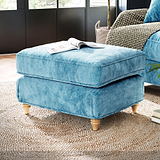 Alfie Storage Footstool Lagoon from Roseland Furniture