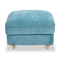 Alfie Storage Footstool Lagoon from Roseland Furniture