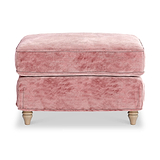 Alfie and Arthur Blush Pink Universal Footstool from Roseland Furniture