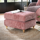 Alfie Storage Footstool Blush from Roseland Furniture