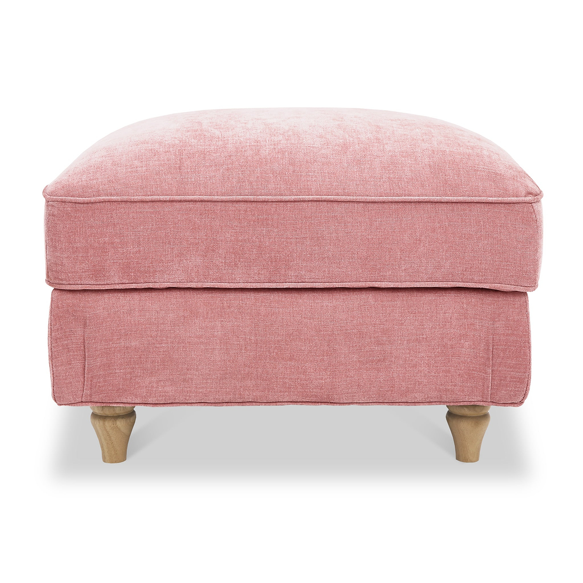 Alfie Storage Footstool Blush from Roseland Furniture