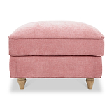 Alfie Storage Footstool Blush from Roseland Furniture