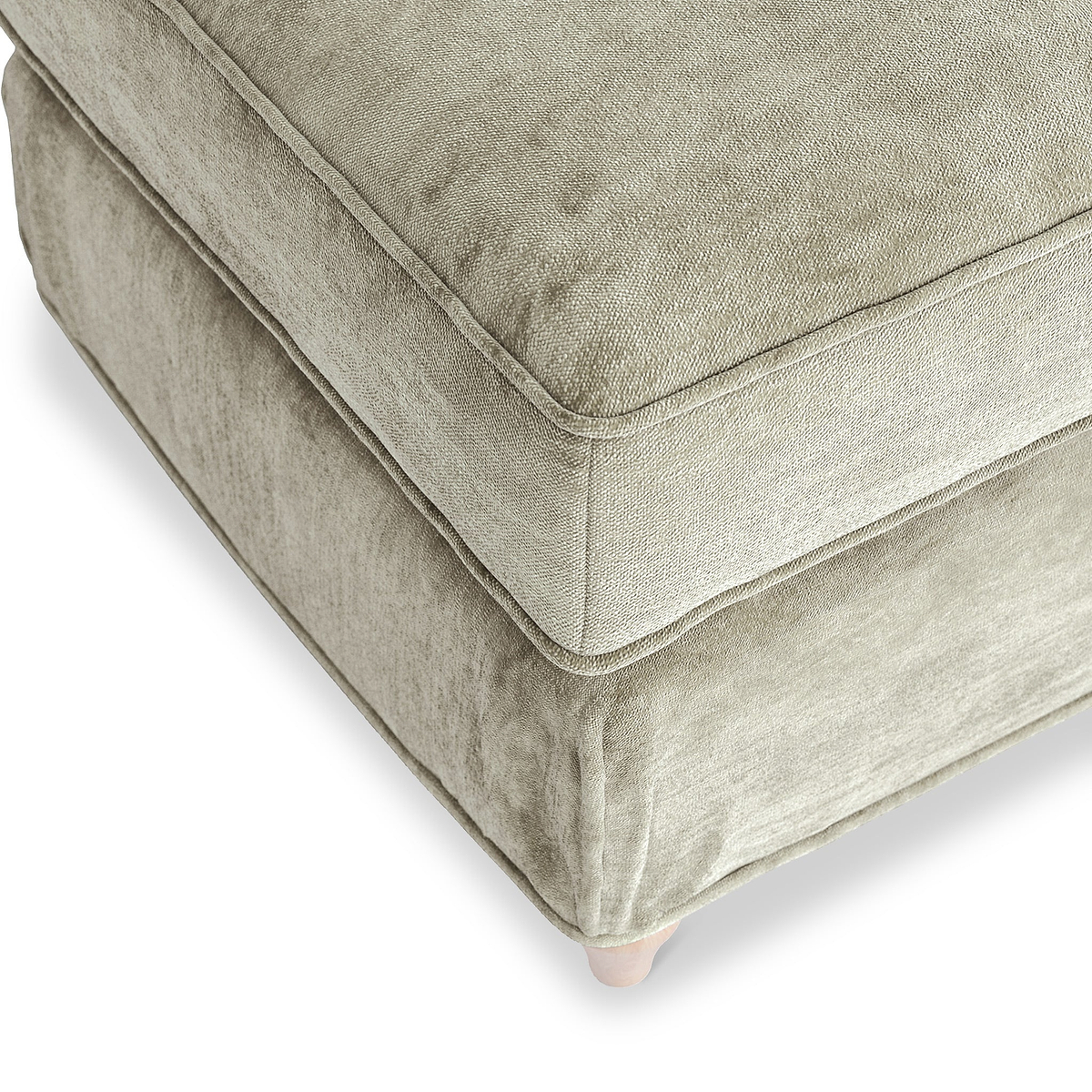 Alfie and Arthur Mink Universal Footstool from Roseland Furniture