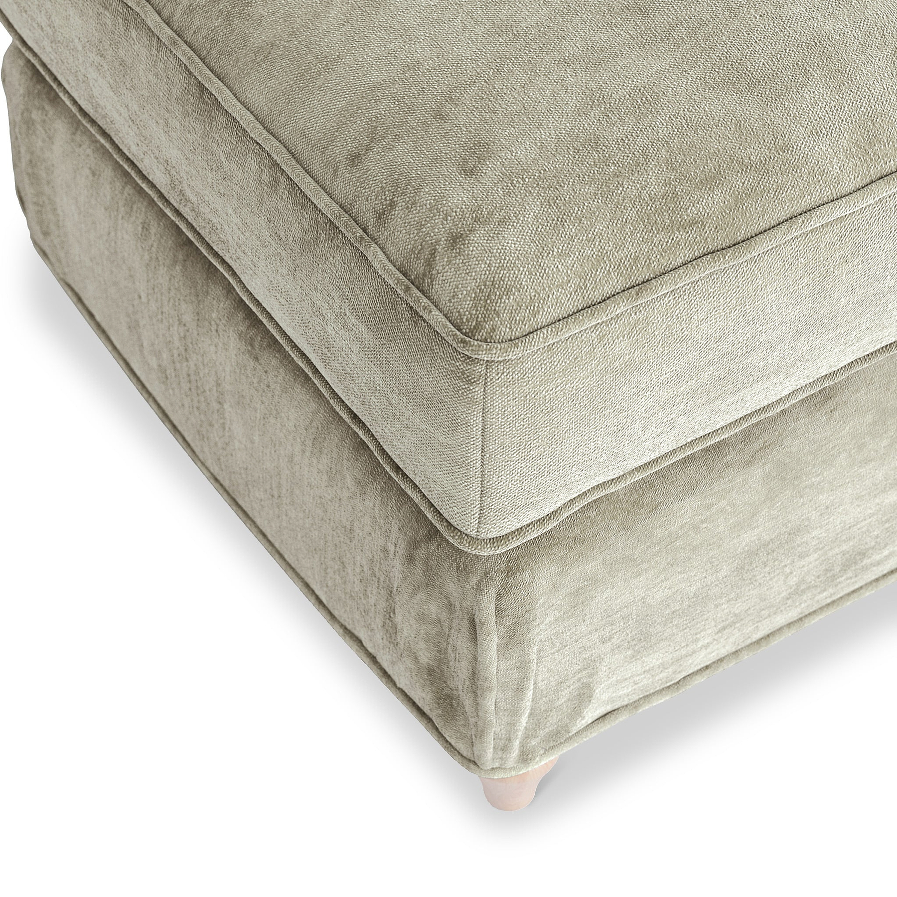 Alfie and Arthur Mink Universal Footstool from Roseland Furniture