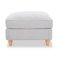 Alfie Woven Light Grey Universal Footstool from Roseland Furniture