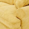 Alfie Chaise Sofa in Gold by Roseland Furniture