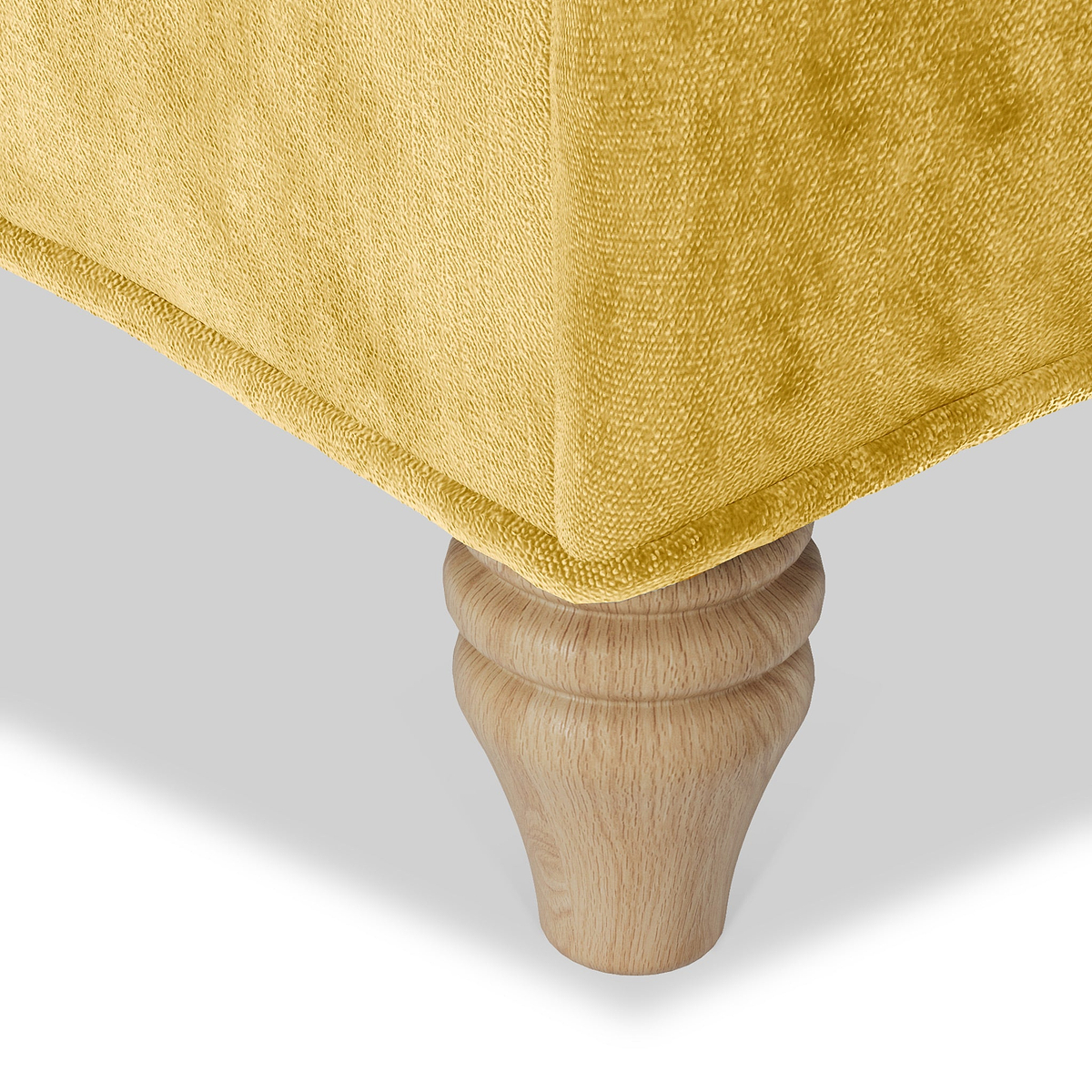 Alfie Gold Large Corner Sofa from Roseland Furniture