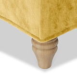 Alfie Gold Large Corner Sofa from Roseland Furniture