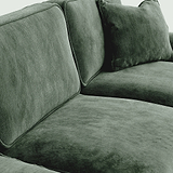 Archie Moss Green Large Corner Sofa from Roseland Furniture