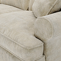Alfie Chaise Sofa in Mink by Roseland Furniture