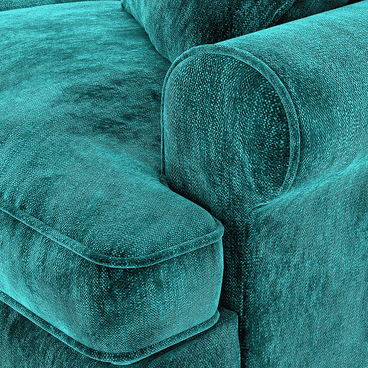 Alfie Emerald Green Large Corner Sofa from Roseland Furniture