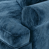 Alfie Navy Blue 3 Seater Sofa from Roseland Furniture