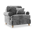 Alfie Armchair in Charcoal by Roseland Furniture