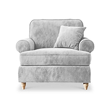 Alfie Armchair in Ice by Roseland Furniture