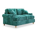 Alfie Emerald Green 2 Seater Sofa from Roseland Furniture