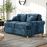 Alfie Navy Blue 2 Seater Sofa from Roseland Furniture
