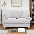 Alfie Woven Light Grey 2 Seater Sofa for living room from Roseland Furniture