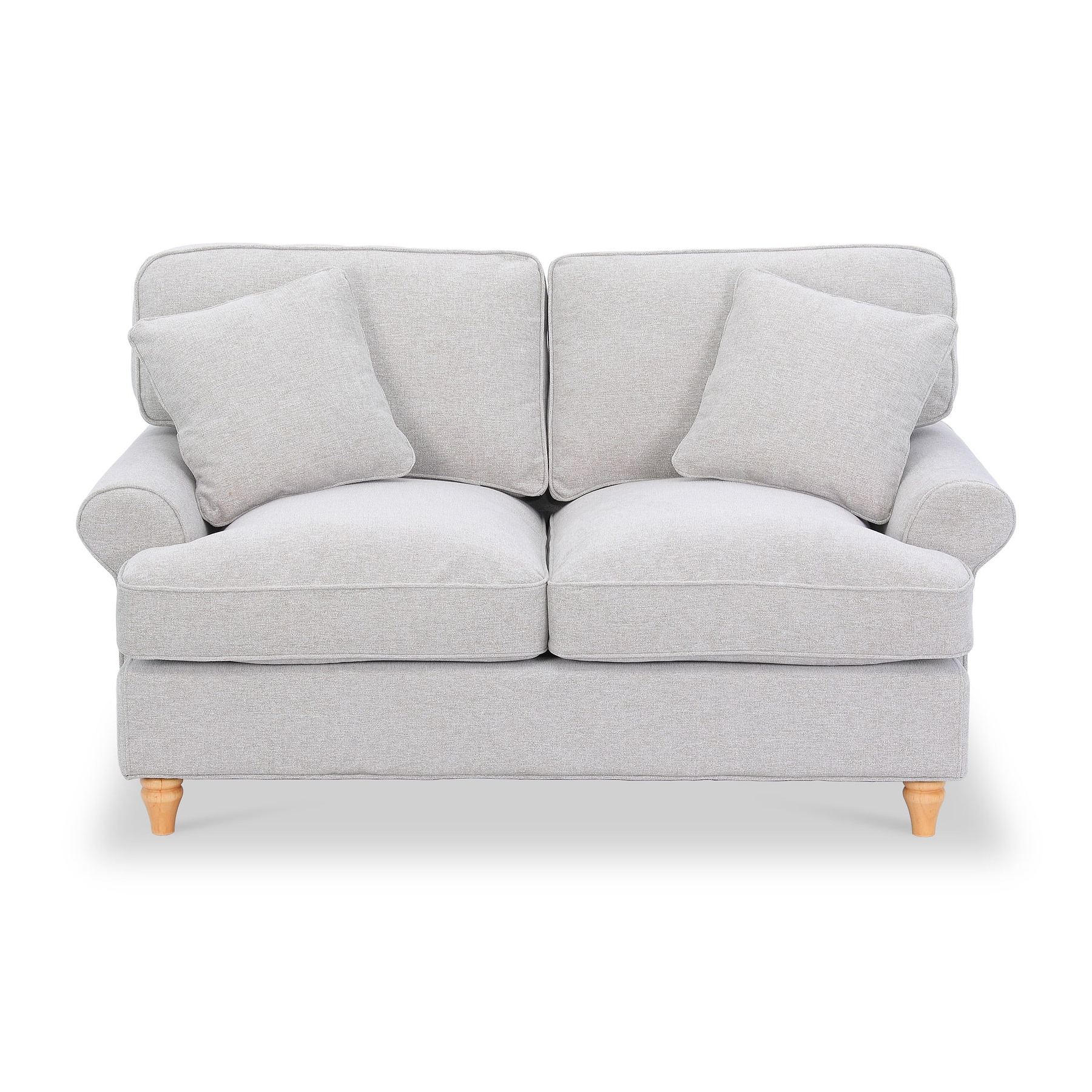 Alfie Woven Light Grey 2 Seater Sofa from Roseland Furniture