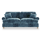 Alfie Navy Blue 3 Seater Sofa from Roseland Furniture