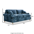 Alfie Sofa Bed Dimensions from Roseland Furniture